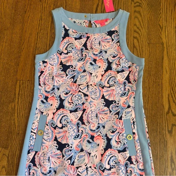 NWT Lilly Pulitzer Size 2 Angie Stretch Shift Dress - Picture 6 of 15
